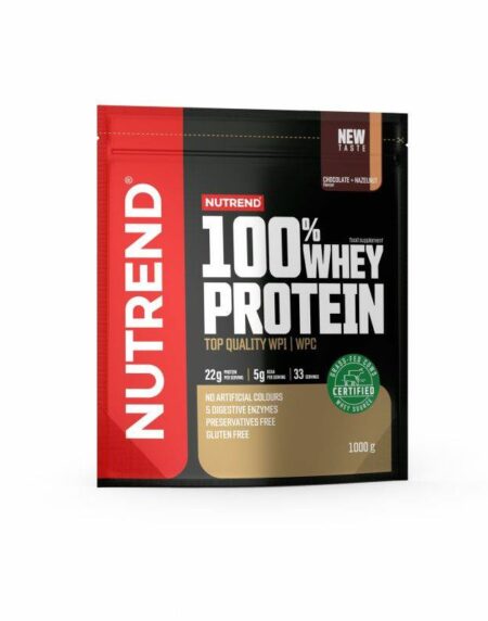 100% whey protein 1kg Qokolad