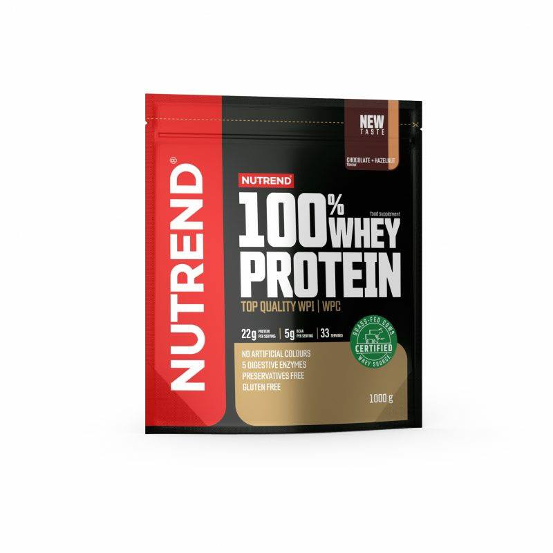 100% whey protein 1kg Qokolad